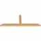 Ekena Millwork Portland Smooth Timber Gable Bracket, Western Red Cedar, 96"W x 36"H x 3 1/2"D x 5 1/2"F, 9/12 Pitch GBW096X36X0406POR00SWR - alternate 4